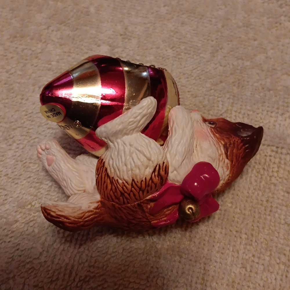 NIB CARLTON CARDS HEIRLOOM COLLECTION PURRFECT HOLIDAY 2003 ORNAMENT - Picture 2 of 6